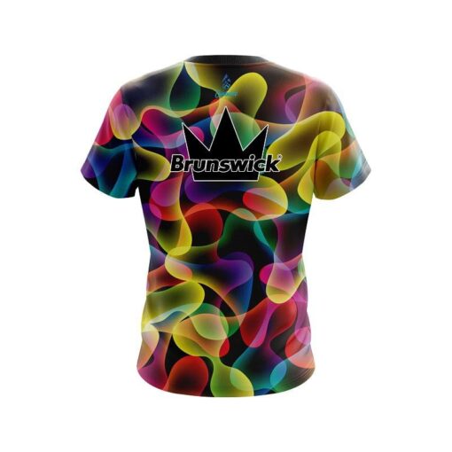 Brunswick Multi Color Lava  CoolWick Bowling Jersey - Image 2