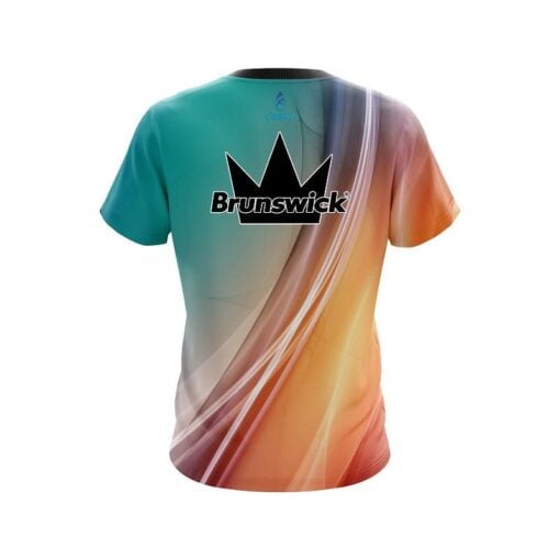 Brunswick Multi Color Swirl CoolWick Bowling Jersey - Image 2