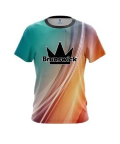 Brunswick Multi Color Swirl CoolWick Bowling Jersey
