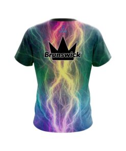 Alternative view of Brunswick Multi Color Electric CoolWick Bowling Jersey
