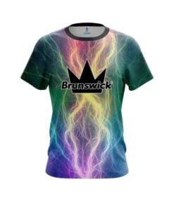 Brunswick Multi Color Electric CoolWick Bowling Jersey