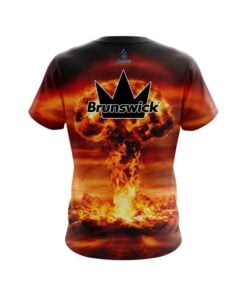 Alternative view of Brunswick Nuke Explosion CoolWick Bowling Jersey