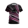 Brunswick Pink Motion Swirl CoolWick Bowling Jersey