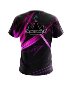 Alternative view of Brunswick Pink Spiral CoolWick Bowling Jersey