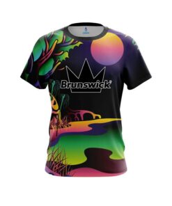 Brunswick Psychedelic Lakeside CoolWick Bowling Jersey