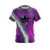 Brunswick Purple And Green Liquid CoolWick Bowling Jersey