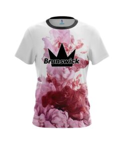 Brunswick Red ink Splash CoolWick Bowling Jersey
