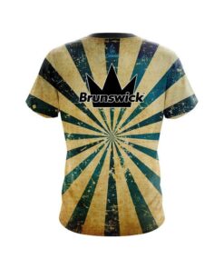 Alternative view of Brunswick Retro Grunge 2 CoolWick Bowling Jersey