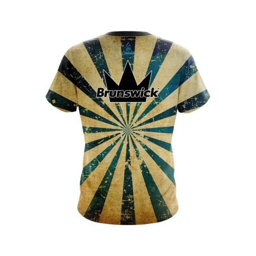 Brunswick Retro Grunge 2 CoolWick Bowling Jersey - Image 2