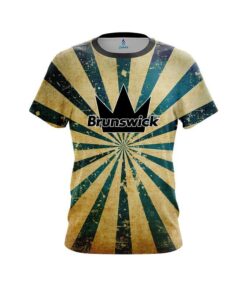 Brunswick Retro Grunge 2 CoolWick Bowling Jersey