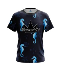 Brunswick Underwater Seahorse CoolWick Bowling Jersey