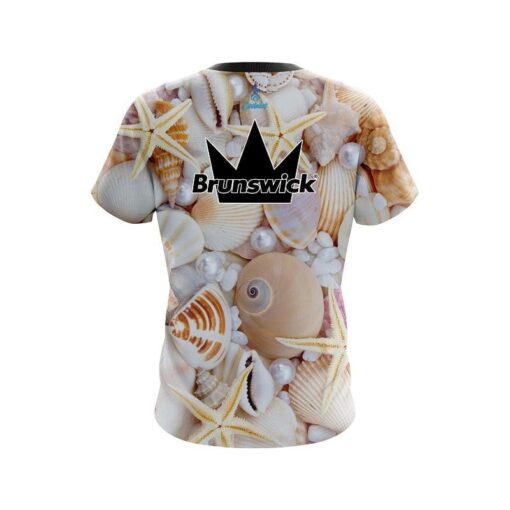 Brunswick Seashells CoolWick Bowling Jersey - Image 2