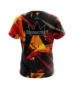Alternative view of Brunswick Shattered Shapes CoolWick Bowling Jersey