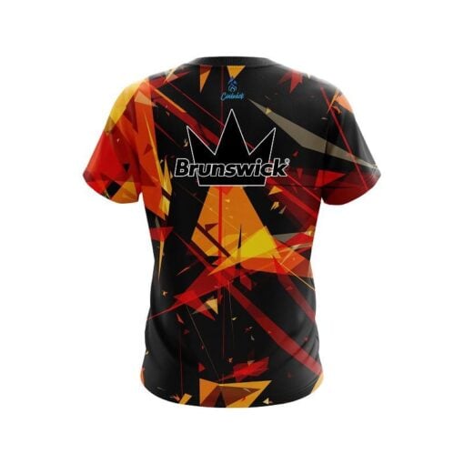 Brunswick Shattered Shapes CoolWick Bowling Jersey - Image 2