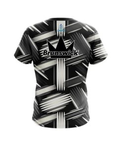 Alternative view of Brunswick Striped Pattern CoolWick Bowling Jersey