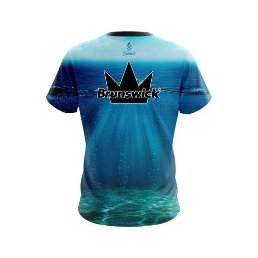 Brunswick Underwater Abyss CoolWick Bowling Jersey - Image 2