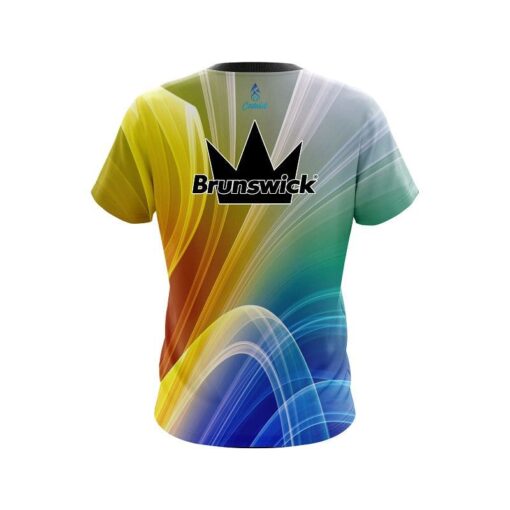 Brunswick Wave Runner CoolWick Bowling Jersey - Image 2