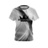 Brunswick Wavy Black And White Swirl CoolWick Bowling Jersey