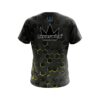 Brunswick Yellow Honeycomb Fusion CoolWick Bowling Jersey - Image 2