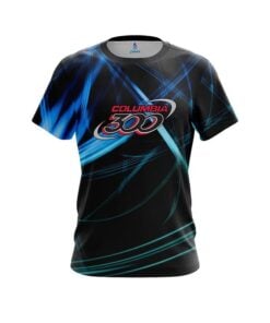 Columbia 300 Aqua Swirl CoolWick Bowling Jersey