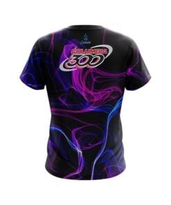 Alternative view of Columbia 300 Blue Purple Smoke CoolWick Bowling Jersey