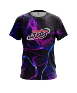 Columbia 300 Blue Purple Smoke CoolWick Bowling Jersey
