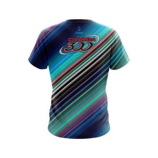 Columbia 300 Candy Stripe CoolWick Bowling Jersey - Image 2