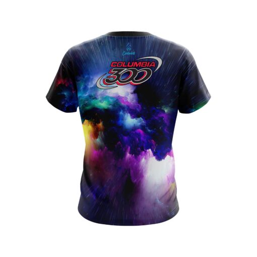 Columbia 300 Electrical Burst CoolWick Bowling Jersey - Image 2