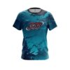 Columbia 300 Graphite Blue CoolWick Bowling Jersey