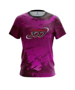 Columbia 300 Graphite Pink CoolWick Bowling Jersey