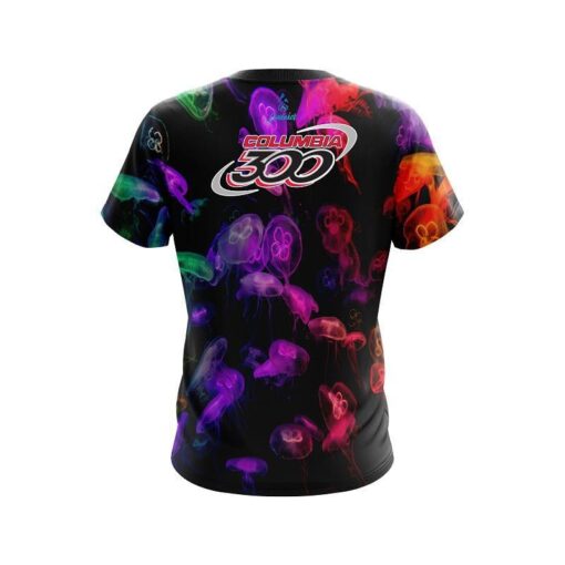 Columbia 300 Glowing Jellyfish CoolWick Bowling Jersey - Image 2