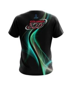 Alternative view of Columbia 300 Glowing Wave CoolWick Bowling Jersey