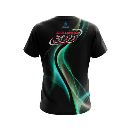 Columbia 300 Glowing Wave CoolWick Bowling Jersey - Image 2