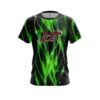 Columbia 300 Green Spiral Waves CoolWick Bowling Jersey