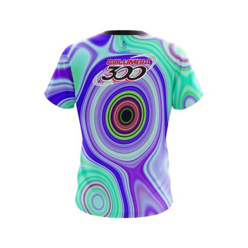 Columbia 300 Hypnotic Swirl CoolWick Bowling Jersey - Image 2