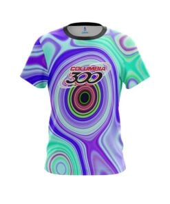 Columbia 300 Hypnotic Swirl CoolWick Bowling Jersey