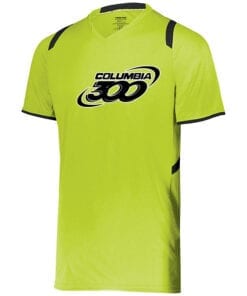 Columbia 300 Men's Camo Performance Crew Bowling Shirt Dri-Fit Black Carbon 