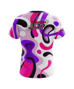 Alternative view of Columbia 300 Modern Art Purple CoolWick Bowling Jersey