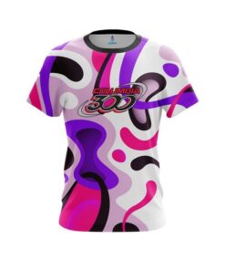 Columbia 300 Modern Art Purple CoolWick Bowling Jersey
