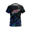 Columbia 300 Modern Blue Stripe CoolWick Bowling Jersey