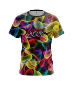 Columbia 300 Multi Color Lava CoolWick Bowling Jersey