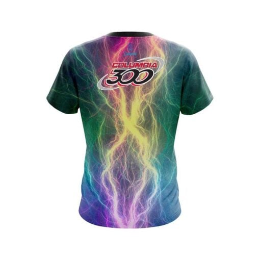 Columbia 300 Multi Color Electric CoolWick Bowling Jersey - Image 2
