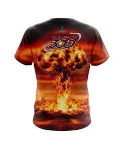 Alternative view of Columbia 300 Nuke Explosion CoolWick Bowling Jersey