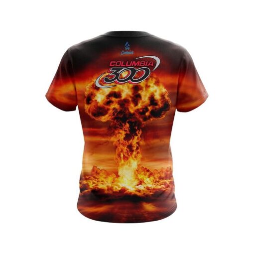 Columbia 300 Nuke Explosion CoolWick Bowling Jersey - Image 2