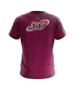 Alternative view of Columbia 300 Pink Grunge Canvas CoolWick Bowling Jersey