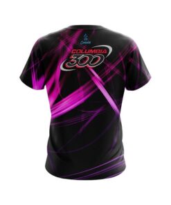 Alternative view of Columbia 300 Pink Spiral CoolWick Bowling Jersey