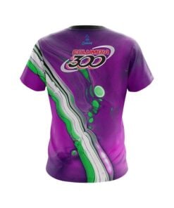 Alternative view of Columbia 300 Purple And Green Liquid CoolWick Bowling Jersey