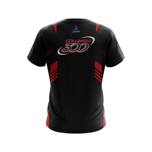 Columbia 300 Steel Red CoolWick Bowling Jersey - Image 2