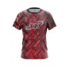Columbia 300 Red Diamond Plate CoolWick Bowling Jersey