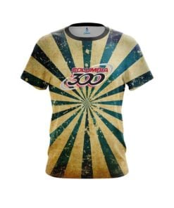 Columbia 300 Retro Grunge 2 CoolWick Bowling Jersey